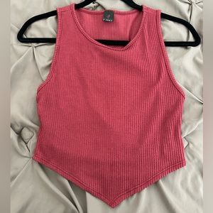 redish burgundy tank top
